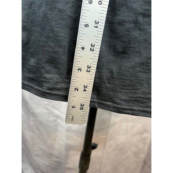 Freely Women's Missy V Neck Slit Tunic Cover Up XL Black XL NWT - Picture 9 of 10